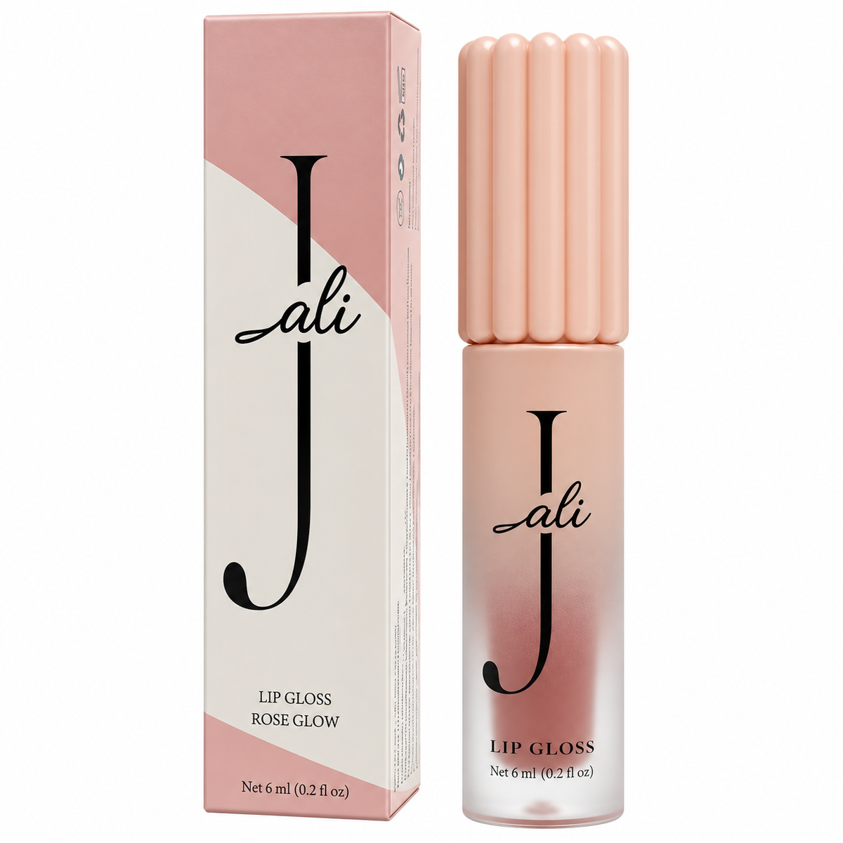 ali J Luxury Lip Gloss-Rose Glow