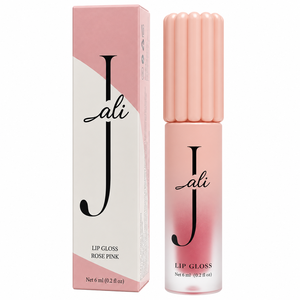 ali J Luxury Lip Gloss-Rose Pink